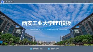 PPT-Vorlage der Xi'an University of Technology