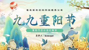 PPT template for activities planning of the Double Ninth Festival PPT template for activities planning of the Double Ninth Festival