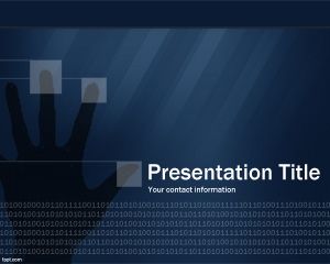 Technologie Sicherheit Powerpoint-Vorlage