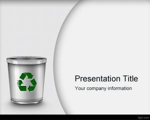 Limbah Manajemen PowerPoint Template