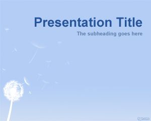 ดอกไม้แม่แบบเป่า PowerPoint