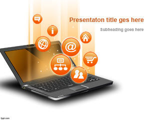 Template PowerPoint Internet