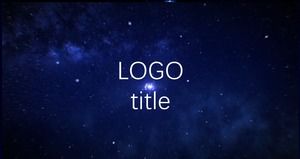 Brilliant Star Opening Animation PPT Template