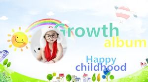 Baby Growth Album PPT Template