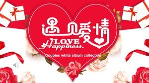 Romantic Love PPT Album Template