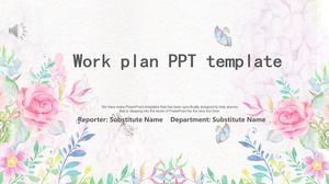 小清新工作报告PPT模板