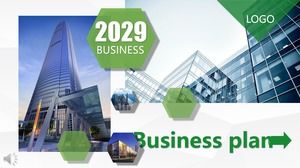 Business City Style PPT Template