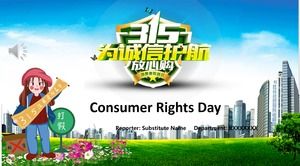 Modèle dynamique PPT de la Journée des droits des consommateurs
