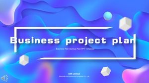 Special effects animation business project plan PPT template