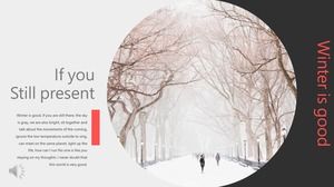 Modèle PPT petit hiver frais