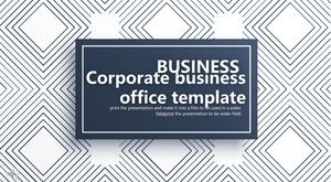 Minimalist corporate business style PPT template