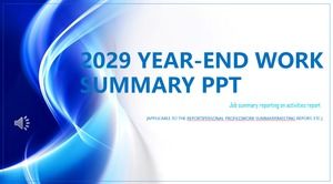 Modelo de PPT de relatório de relatório comercial