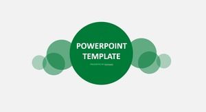 간단한 녹색 다기능 범용 PPT 템플릿