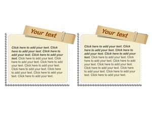 Yellow card style ppt text box material