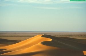 26高清沙漠PPT背景图片