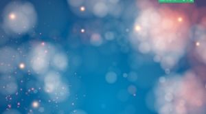 Immagine di sfondo PPT aureola elegante rosa blu sognante
