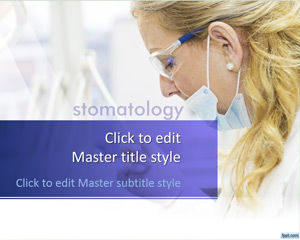 Kostenlose Stomatologie Powerpoint-Vorlage