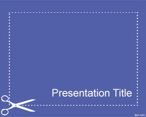 Slide Cutting Powerpoint-Vorlage