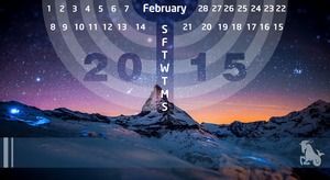 2015 Jahr des Schaf-kreativen Kalenders PPT-Diagramm
