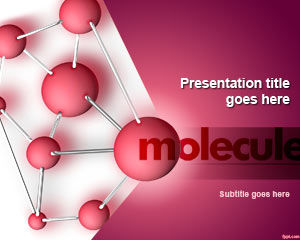 分子的PowerPoint模板