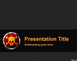 Schädel Powerpoint-Vorlage
