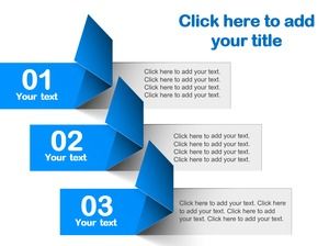 Exquisite parallel relationship directory PPT chart