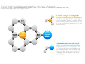 Medizinische Molekularstruktur PPT-Diagramm