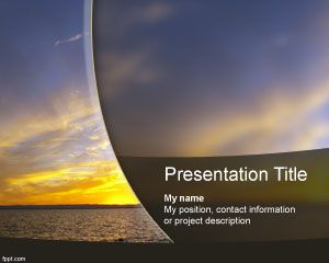 Sunset Modello di PowerPoint