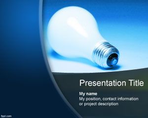 Template ideia PowerPoint projeto