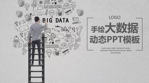 Szablon Big Data PPT sieci internetowej