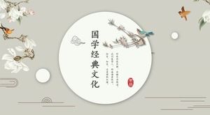 Elegant and beautiful classical Chinese style PPT template
