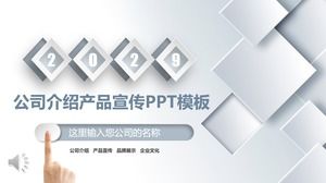 Templat PPT presentasi perusahaan yang ringkas