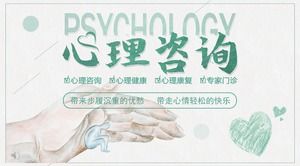 Psychologische Beratung PPT Courseware-Vorlage