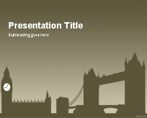 Plantilla de PowerPoint Londres