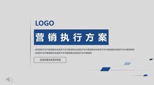 Marketing plan execution plan PPT template Marketing plan execution plan PPT template