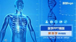 Templat PPT laporan akademik anatomi