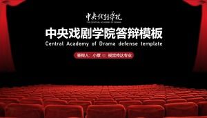 Modelo PPT da Tese Geral da Academia Central de Drama