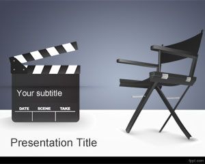 Modèle Film Directeur PowerPoint