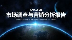 Vorlage für Marktforschungs- und Marketingdatenanalysebericht