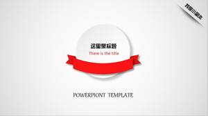 Simple gray PowerPoint Templates Free Download