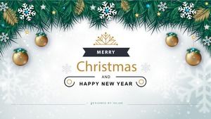 Ель оставляет разноцветный шарик на плоской елке