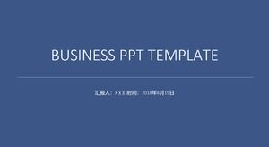 Minimalist line simple flat style work report ppt template