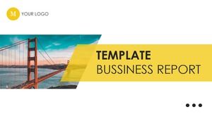 Yellow flat dynamic atmosphere company general business ppt template