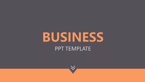 Business minimalistische Atmosphäre Business-Stil flache Arbeit Zusammenfassung ppt Vorlage