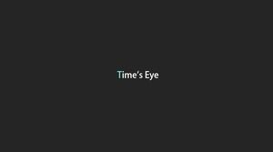 "Eye of the Year" -black dan template ppt kreatif artistik minimalis putih