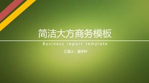 One line runs through the creative minimalist work report business ppt template