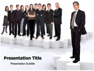 Team presentation publicity business ppt template
