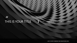 Abstract spatial visual background cold business style ppt template