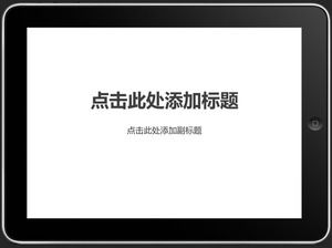 Apple product iPad flat background ppt template