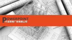 ppt 템플릿 건축 공사 설계 프로젝트 작업 보고서